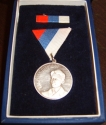 Medalja za hrabrost Republike Srpske koju sam dobio u prolom ratu.